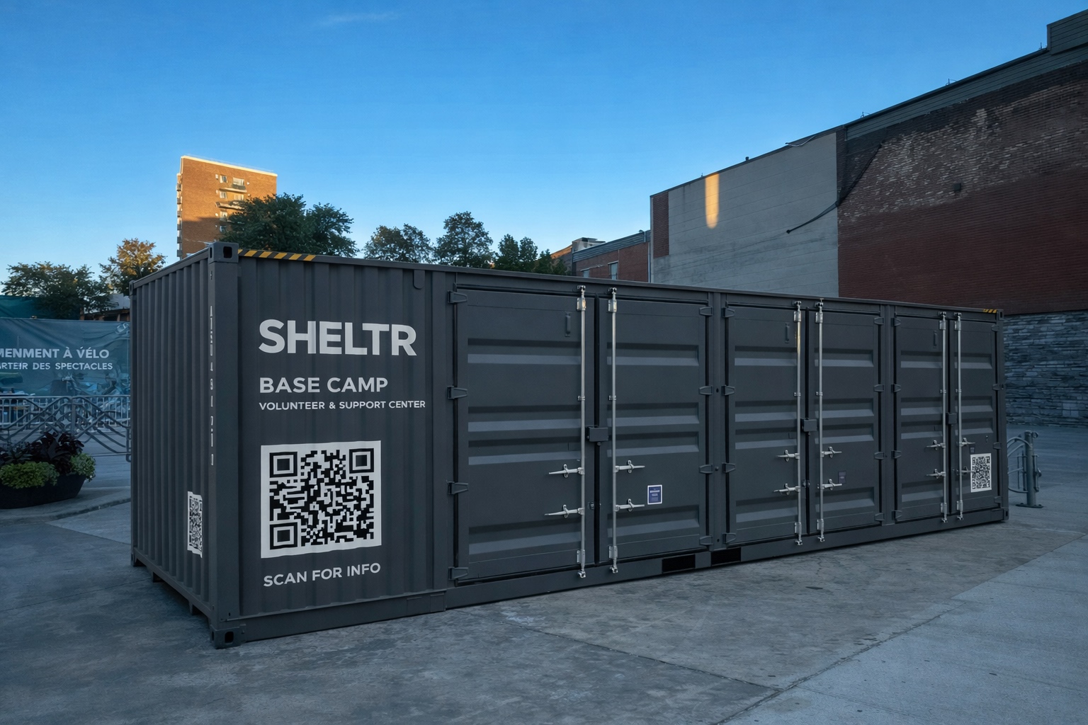 SHELTR Basecamp Container Hub